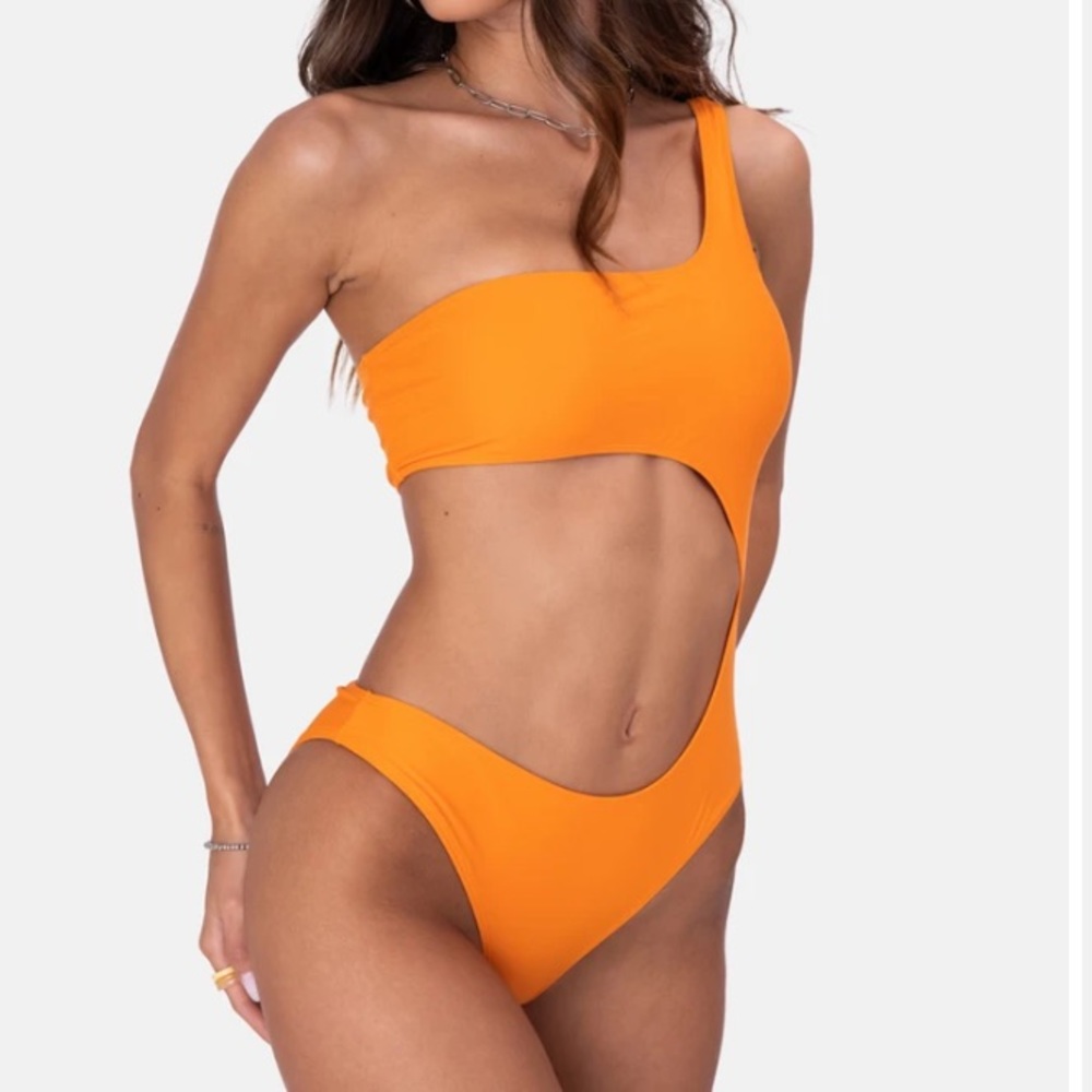 Adika orange cutout swim